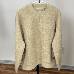 Vans Cream Textured Knit Sweater